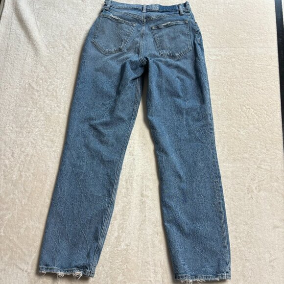 Abercrombie & Fitch Womens 90s Straight Ultra High Rise Demin Jeans Size 29/8R - Picture 7 of 16